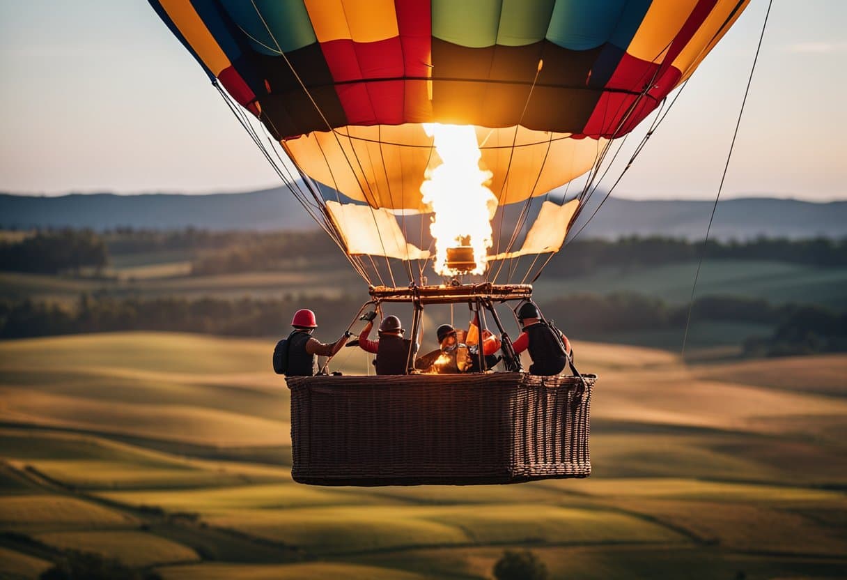 hot air balloon flight