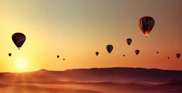 hot air balloon flight — photo 1